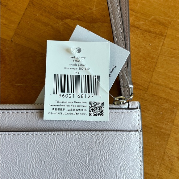 kate spade Lavender Faux-Leather Tablet Sleeve with Gold Logo